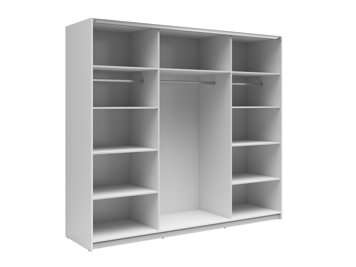 Гардероб Livevaro 120 (Бял + Сонома дъб)