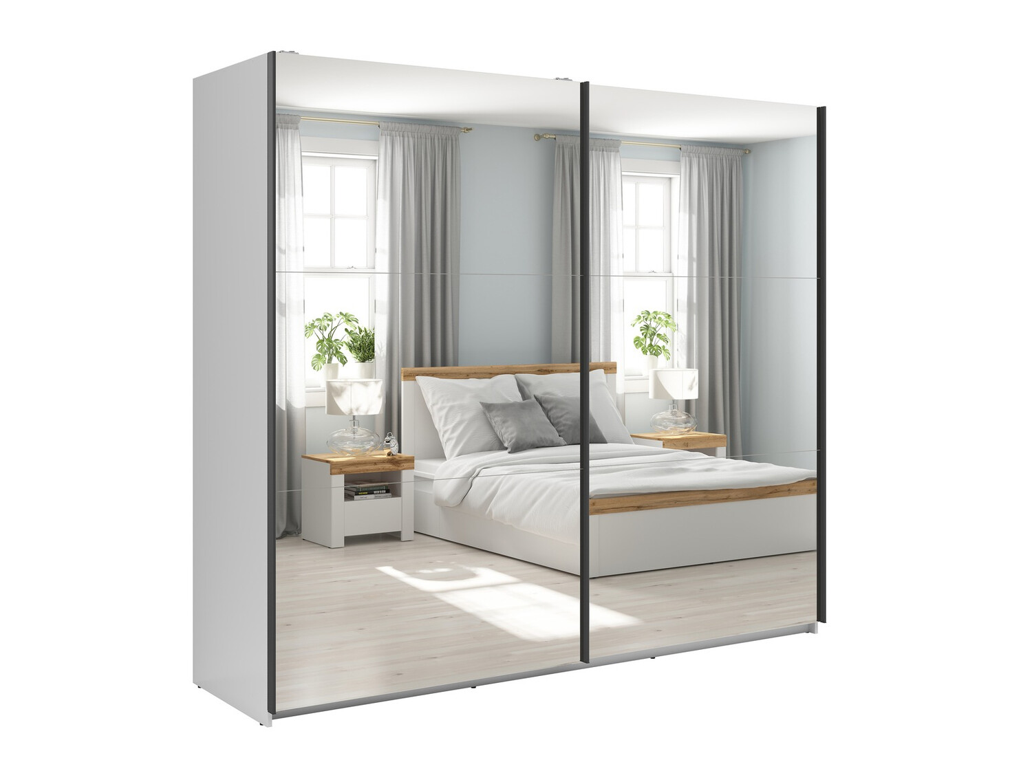 Гардероб Livevaro 122 (Бял)