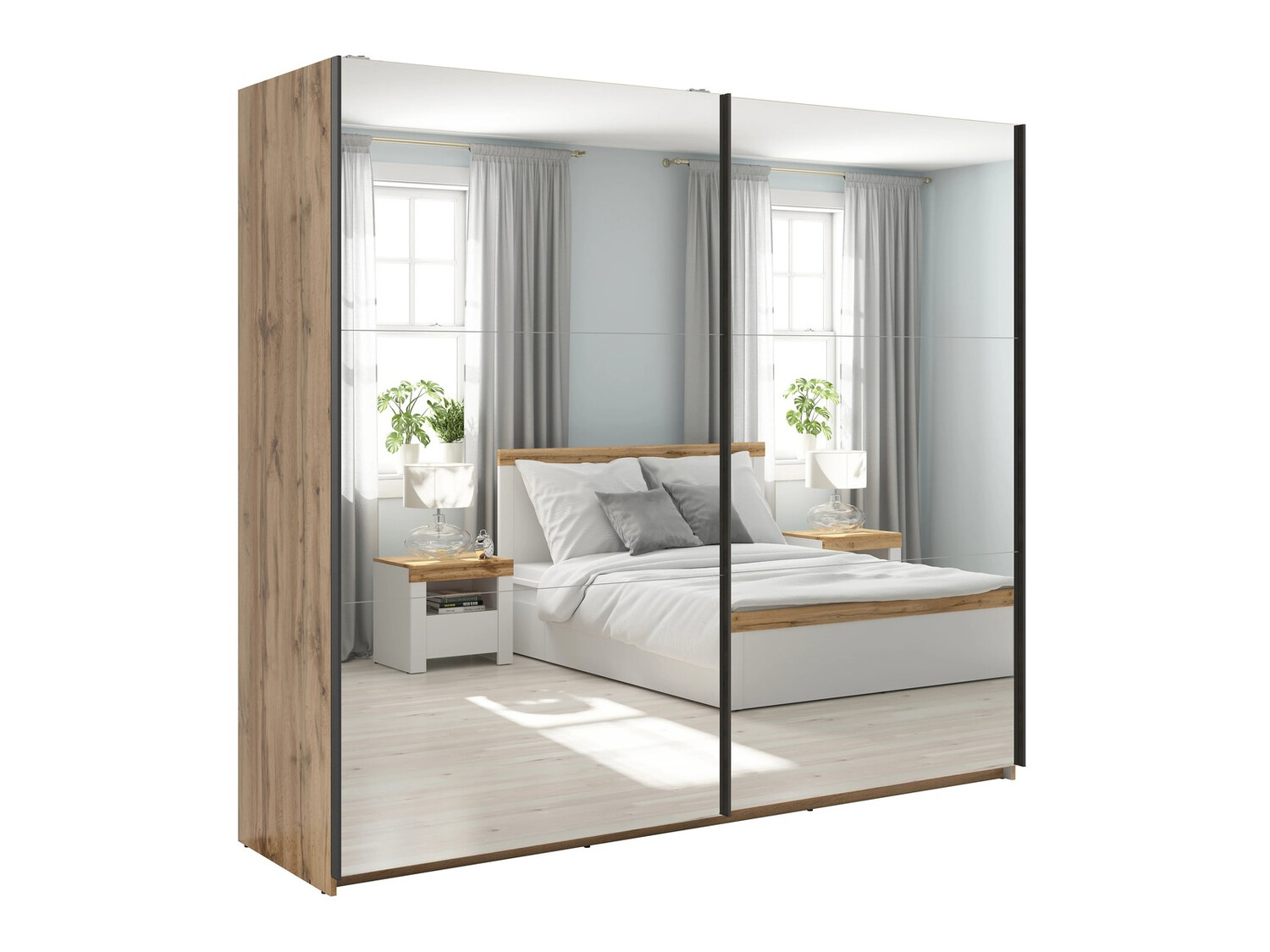 Гардероб Livevaro 122 (Дъб уотан)