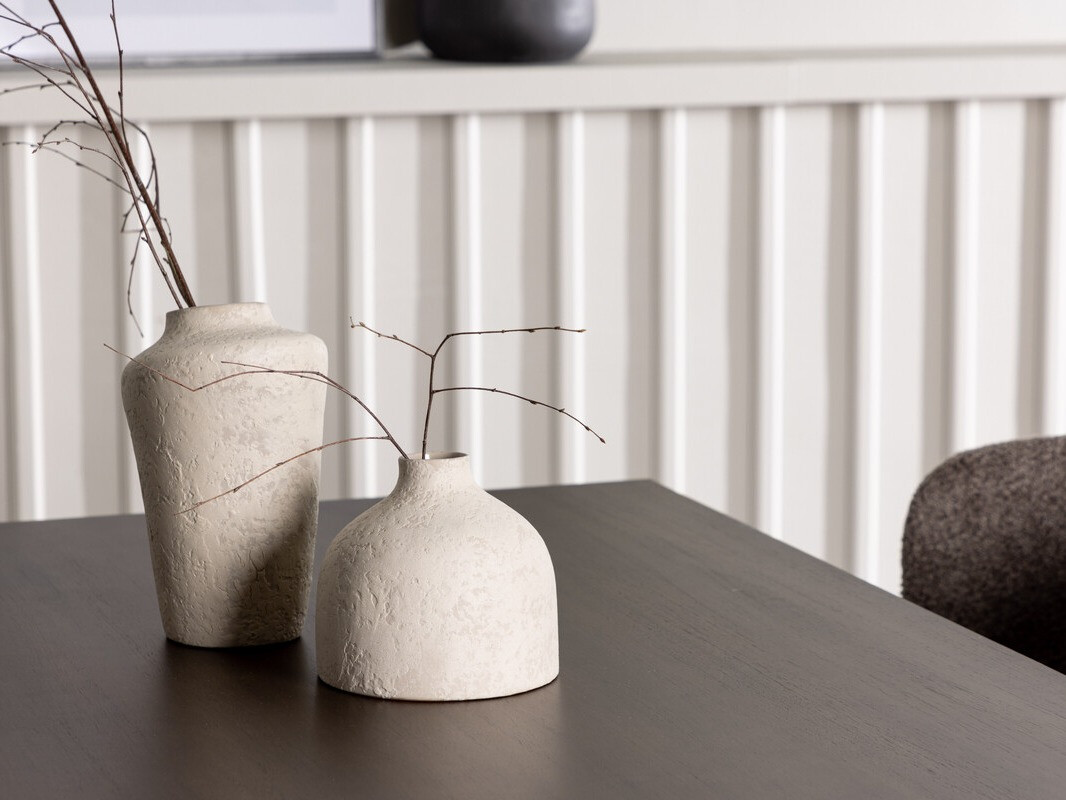 Маса и столове за трапезария Dallas 4114 (Тъмно сив + Черен)