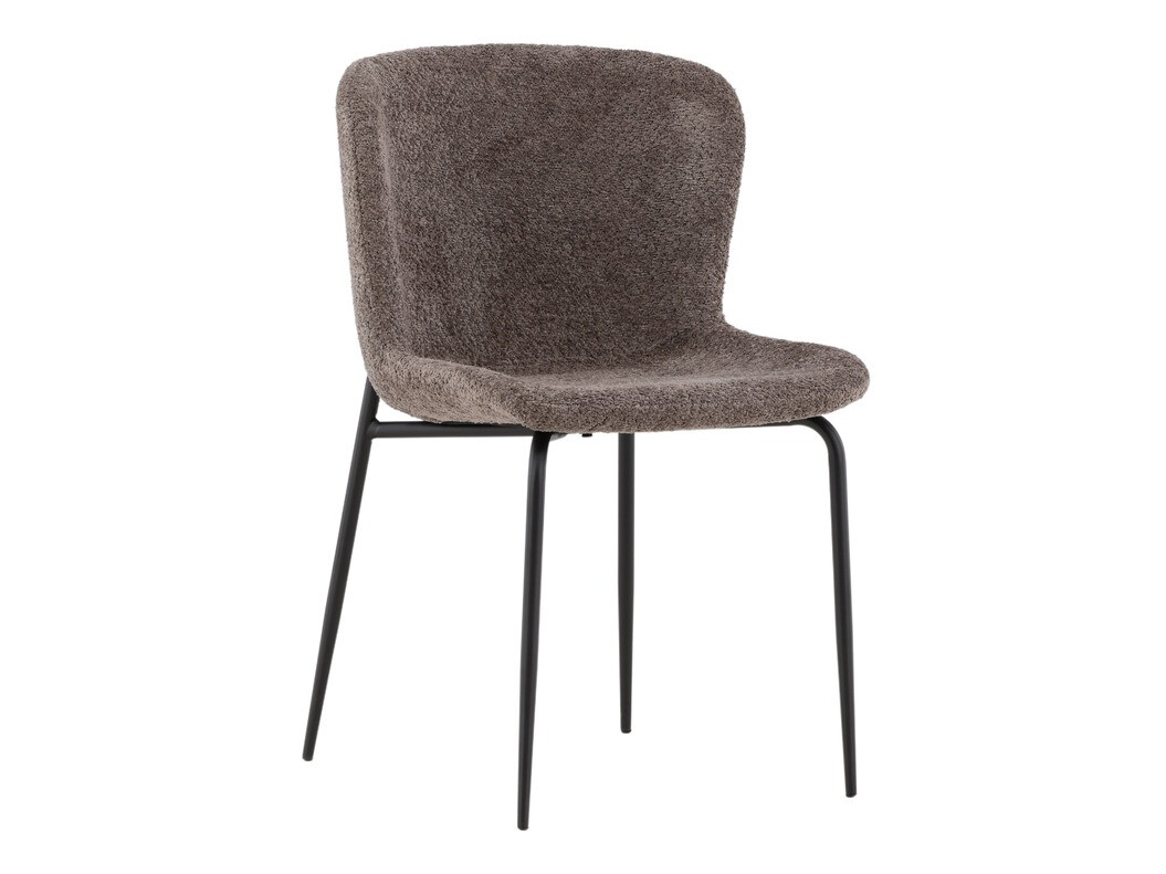 Маса и столове за трапезария Dallas 4114 (Тъмно сив + Черен)