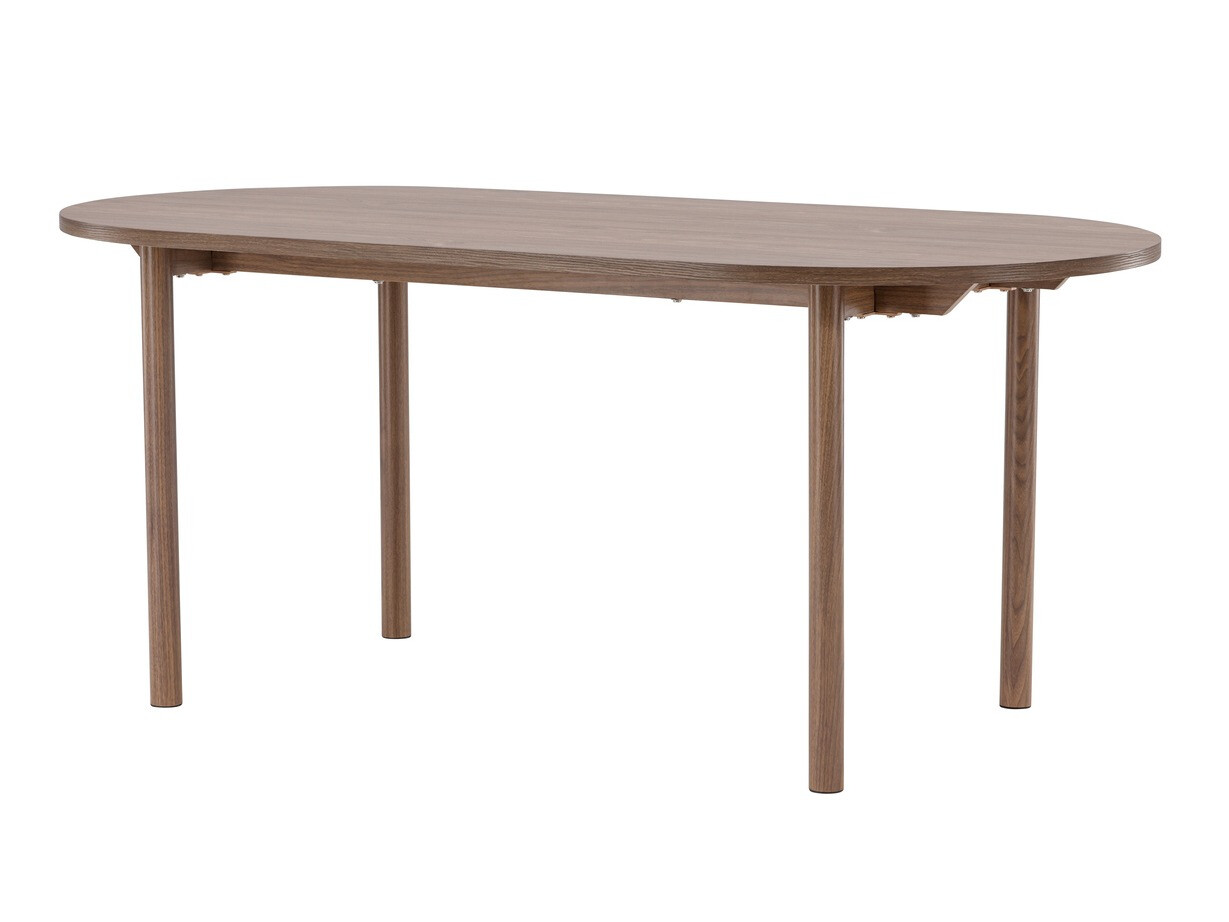 Маса и столове за трапезария Dallas 4132 (Кафяв + Черен)