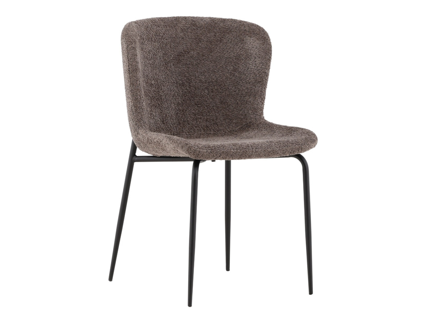 Маса и столове за трапезария Dallas 4132 (Кафяв + Черен)