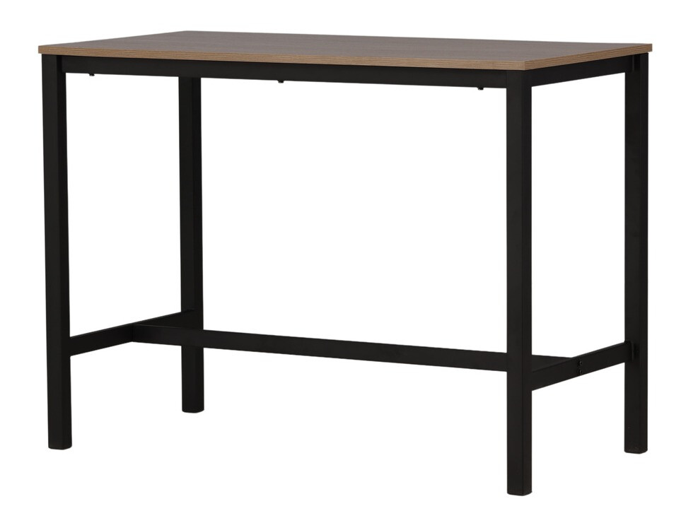 Маса и столове за трапезария Dallas 4155 (Тъмно сив + Черен)