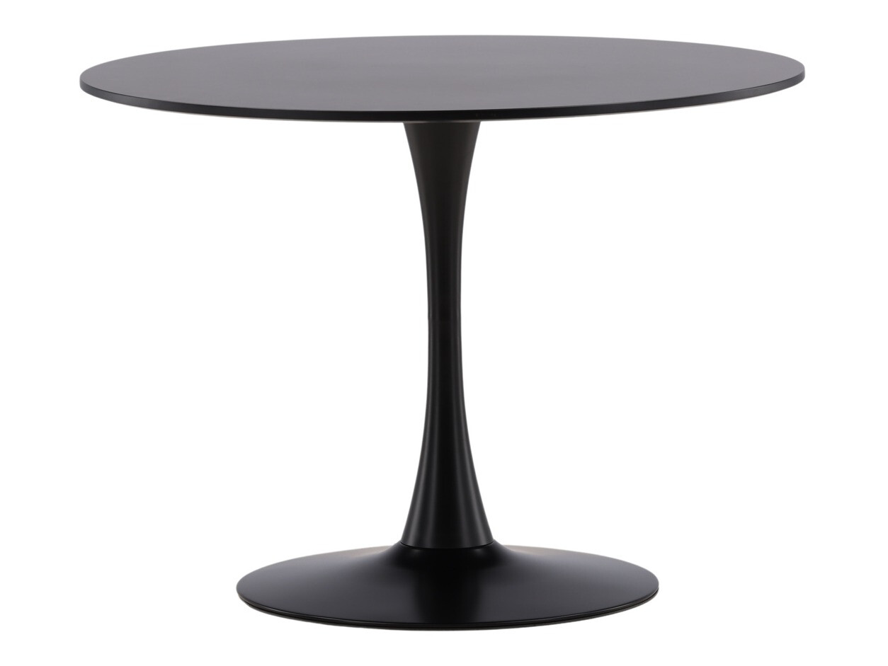 Маса и столове за трапезария Dallas 4170 (Черен + Кафяв)