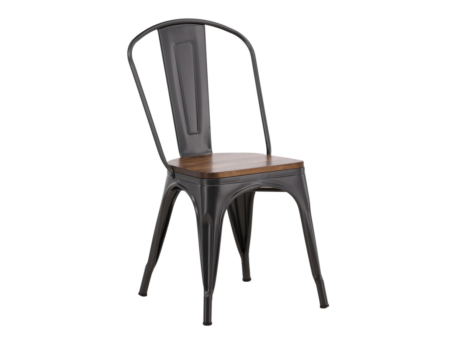 Маса и столове за трапезария Dallas 4170 (Черен + Кафяв)