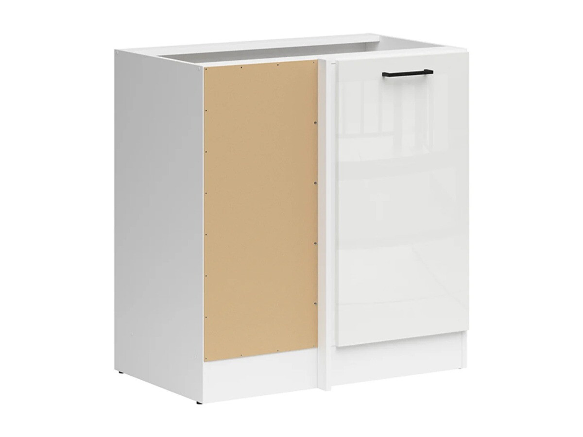 Модулен ъглов шкаф Line White 101