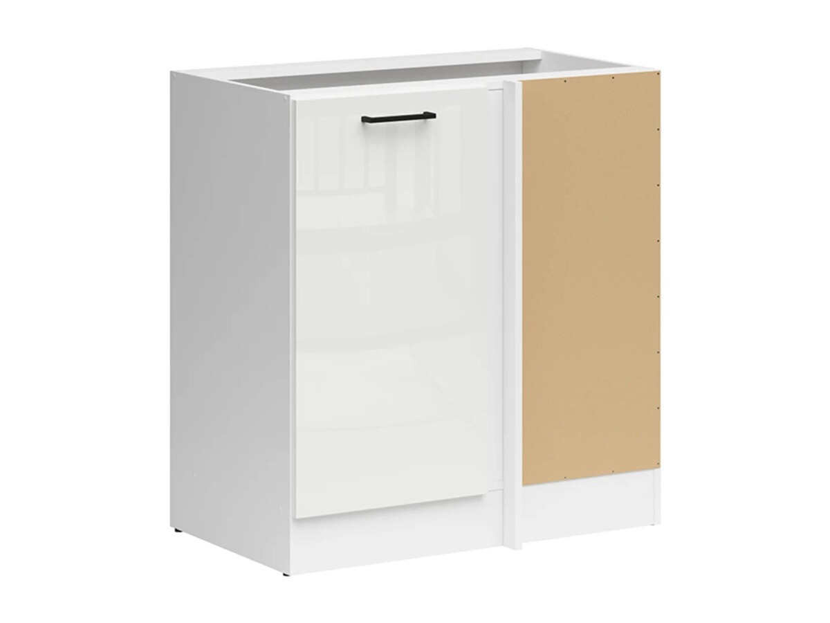 Модулен ъглов шкаф Line White 101