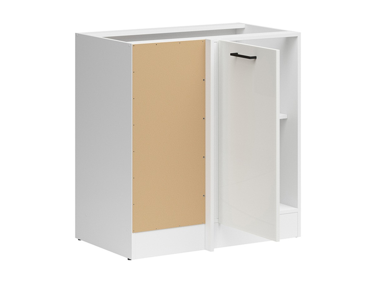Модулен ъглов шкаф Line White 101