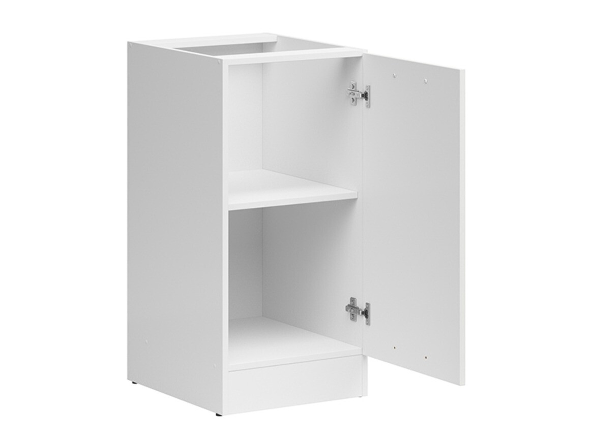 Модулен шкаф с врати Line White 100