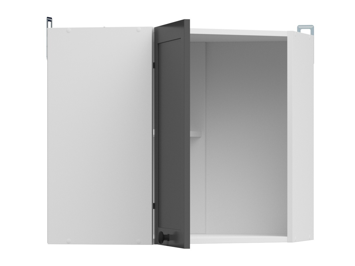 Модулен окачен ъглов шкаф Classic Grey 106