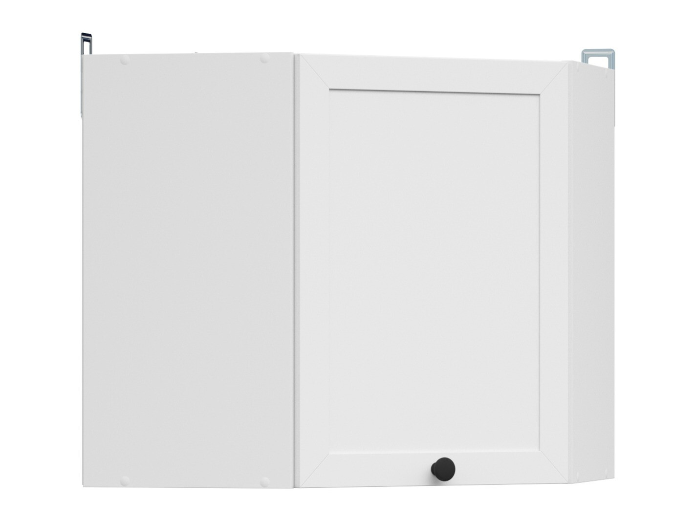 Модулен окачен ъглов шкаф Classic White 106