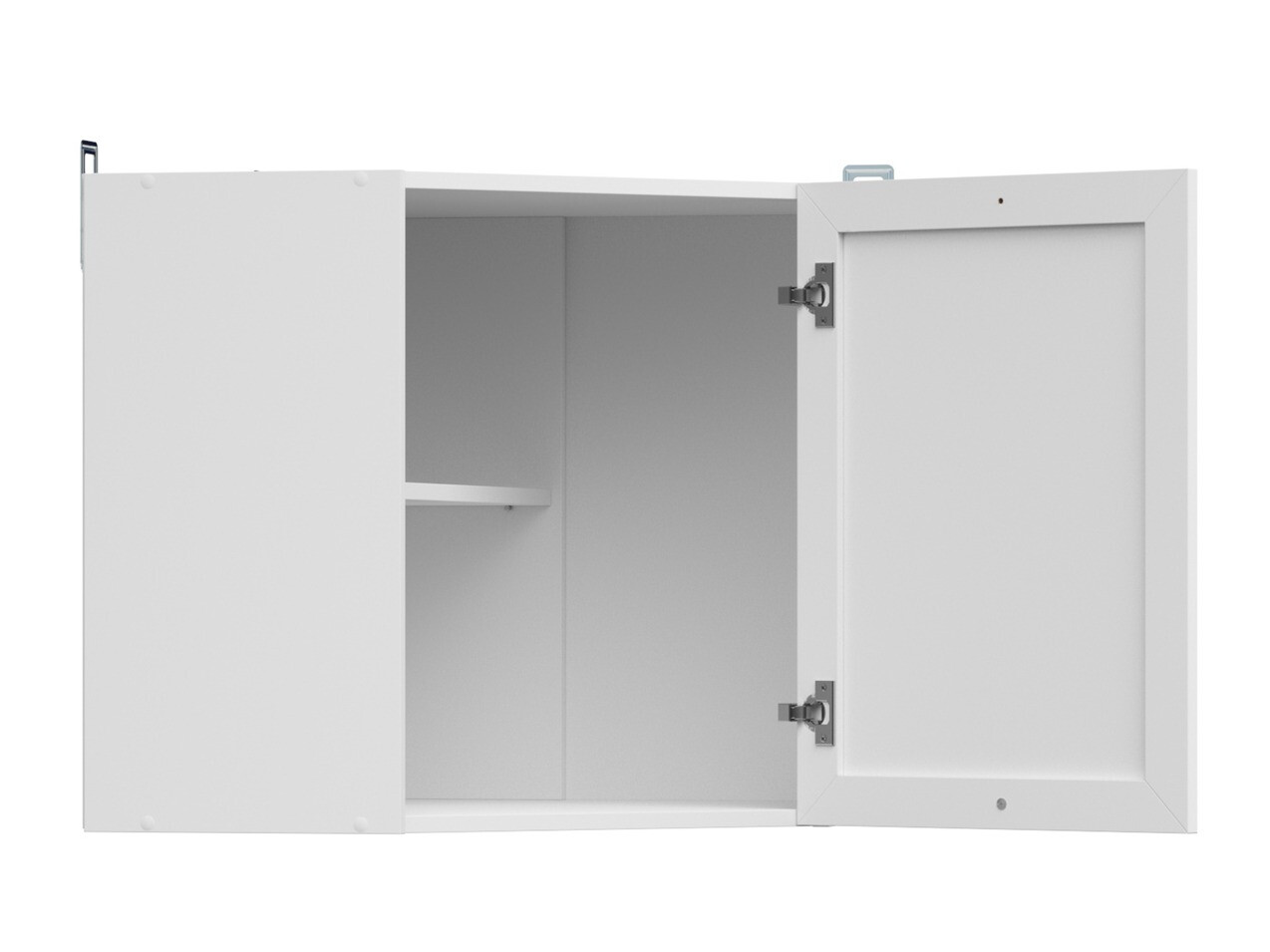 Модулен окачен ъглов шкаф Classic White 106