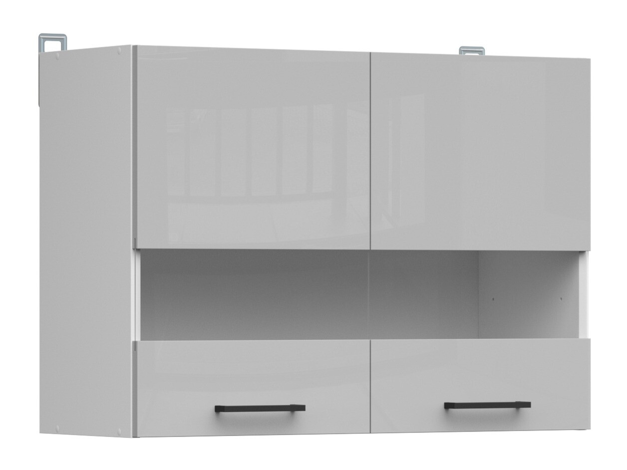 Модулен окачен шкаф Line Grey 107