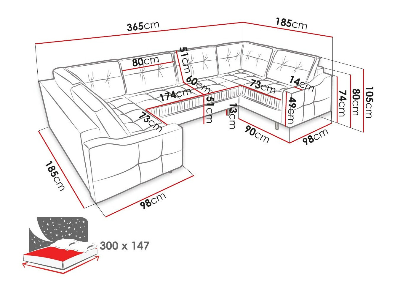Ъглов диван Kingsport 114 (Paros 02)