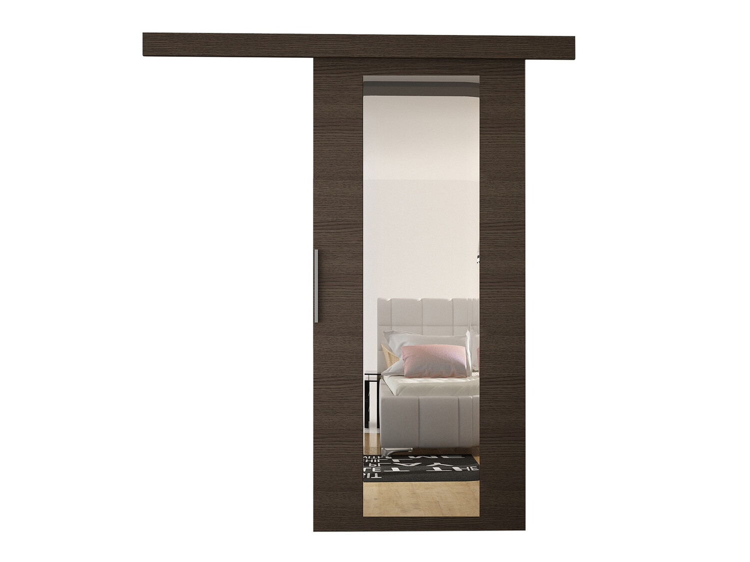 Плъзгаща се врата Closico 169 (Кафяв)