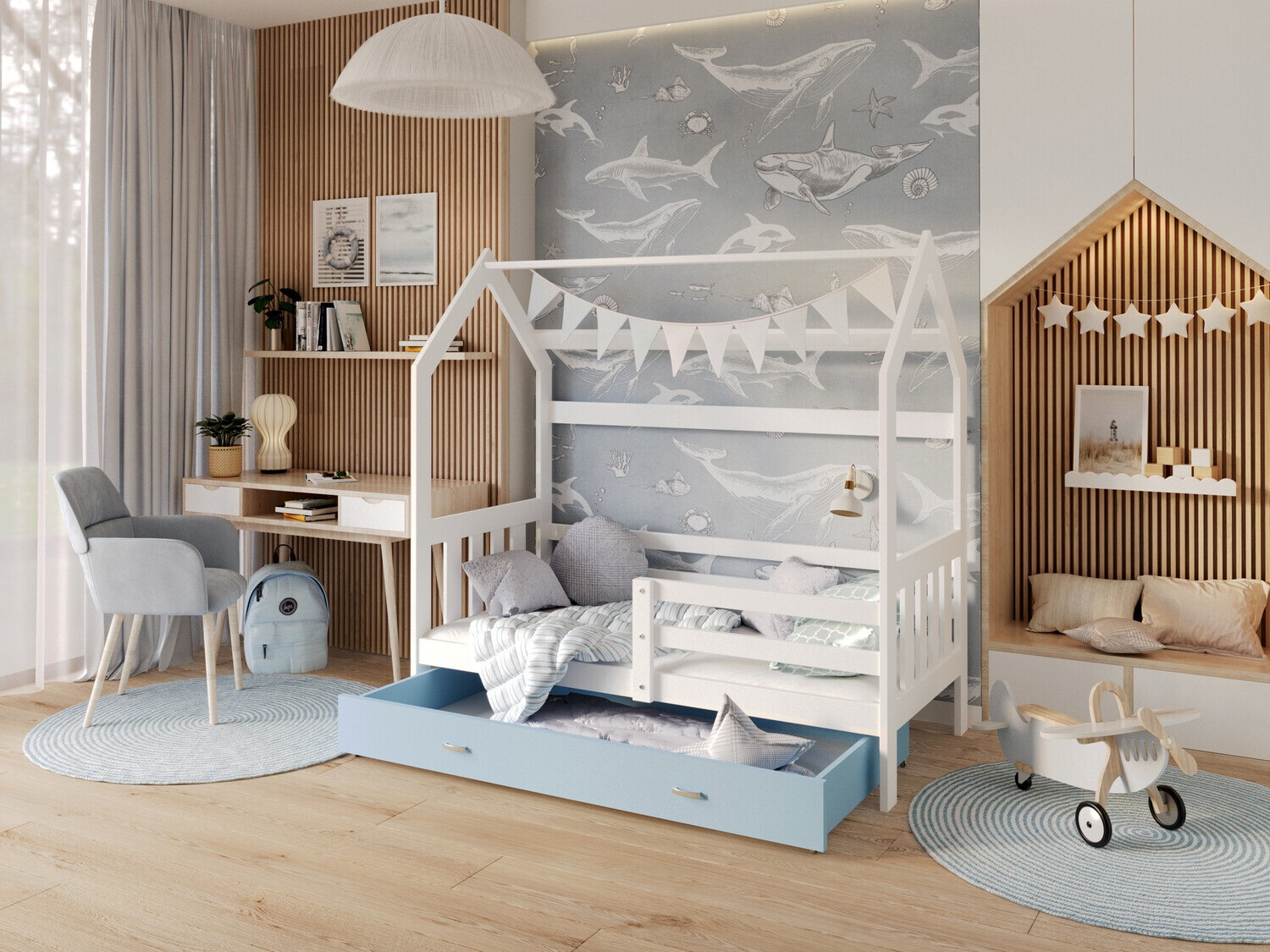 Легло Aurora 122 (Бял)