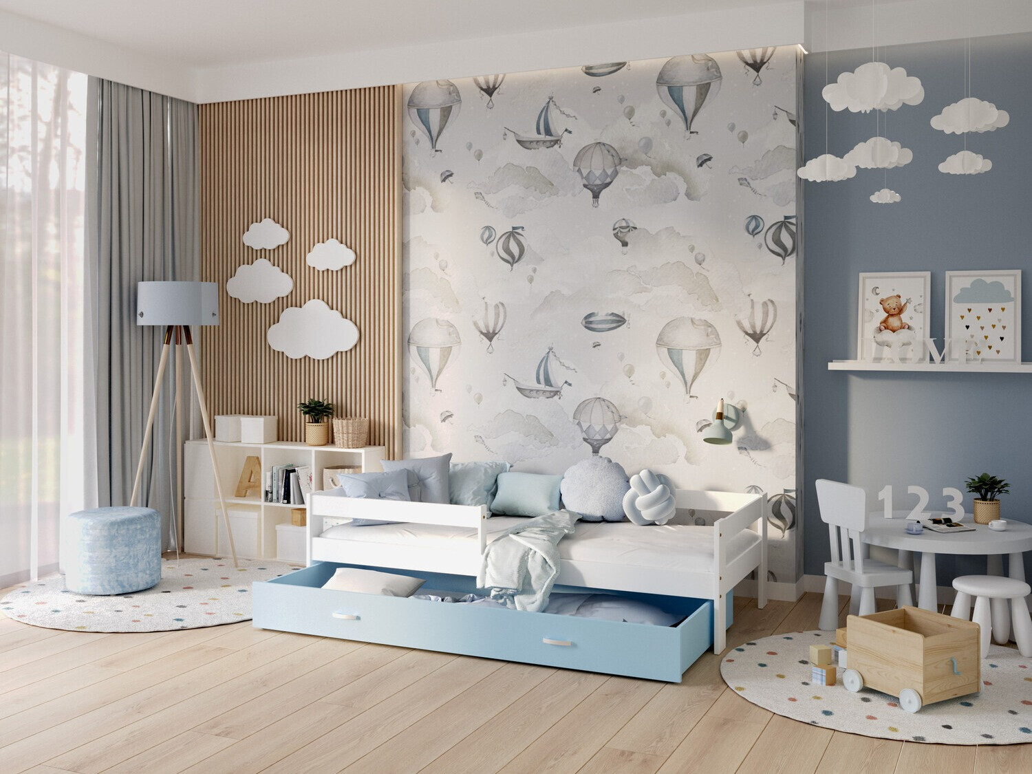 Легло Aurora 125 (Бял)