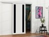 Плъзгаща се врата Dover 121 (Бял + Черен)