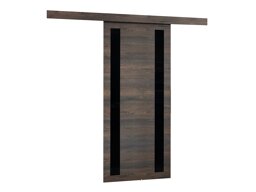 Плъзгаща се врата Dover 121 (Тъмен ясен + Черен)