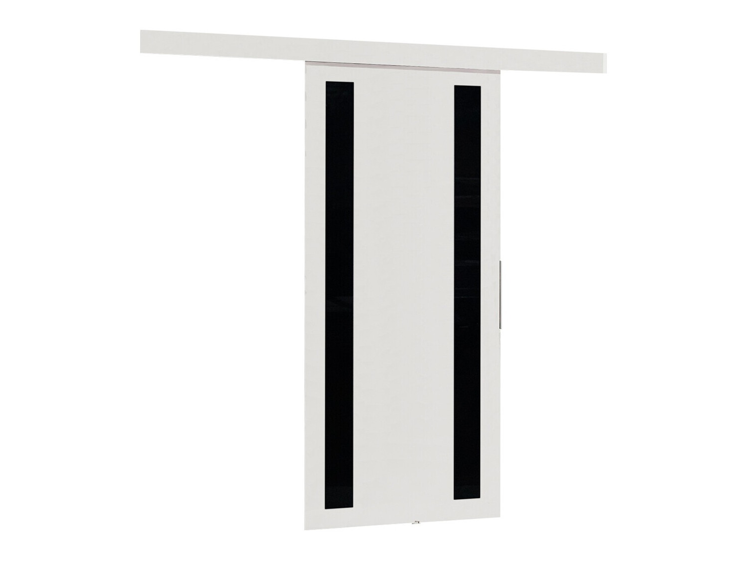 Плъзгаща се врата Dover 122 (Бял + Черен)