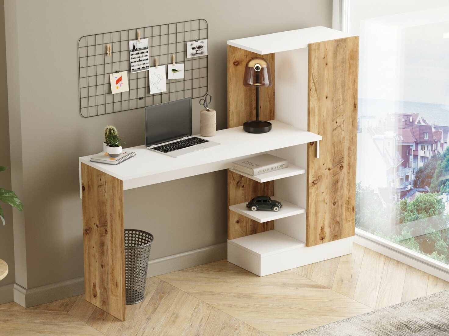 Офис бюро Kailua 109 (Бор + Бял)