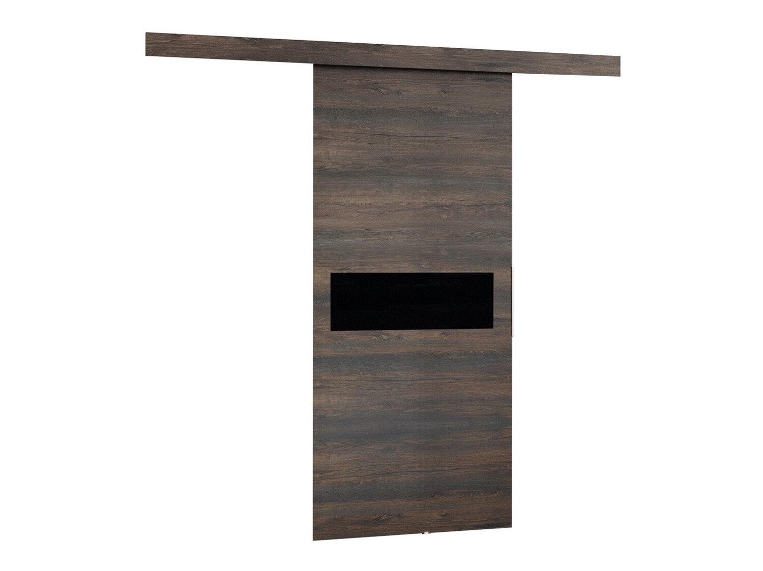 Плъзгаща се врата Dover 134 (Тъмен ясен + Черен)