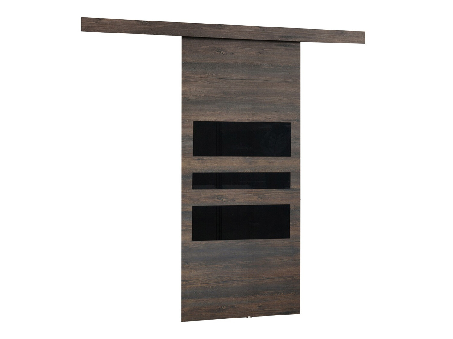 Плъзгаща се врата Dover 138 (Тъмен ясен + Черен)