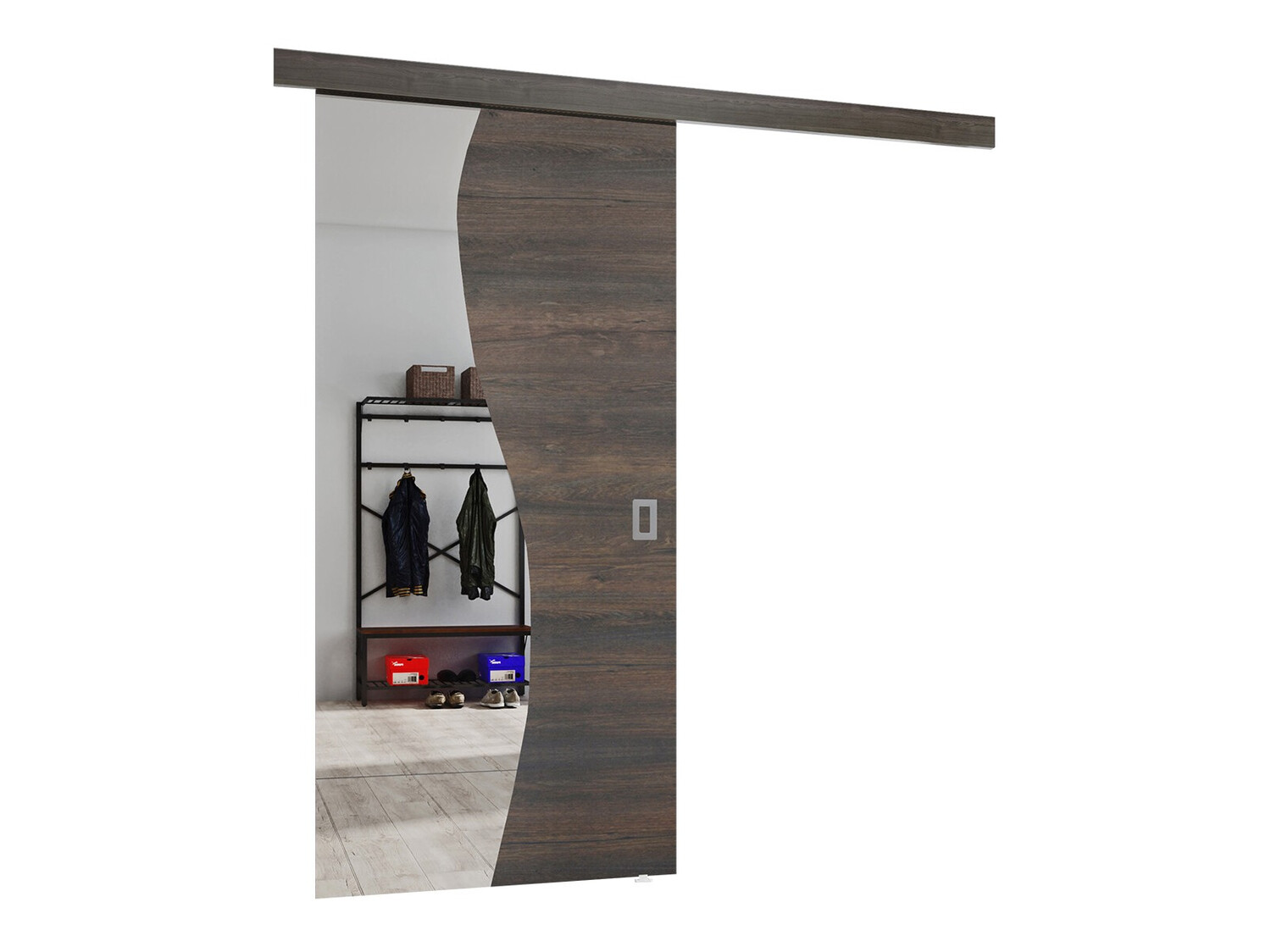 Плъзгаща се врата Dover 150 (Тъмен ясен)