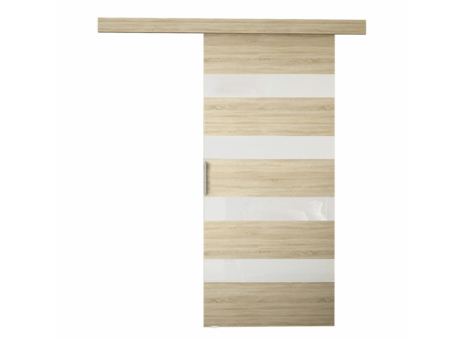 Плъзгаща се врата Closico 179 (Сонома дъб + Бял)