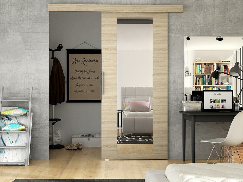 Плъзгаща се врата Closico 180 (Сонома дъб)