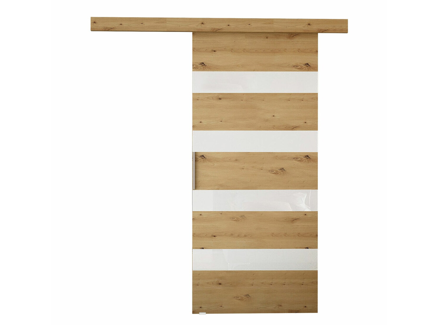 Плъзгаща се врата Closico Fundus V (Artisan дъб + Бял)