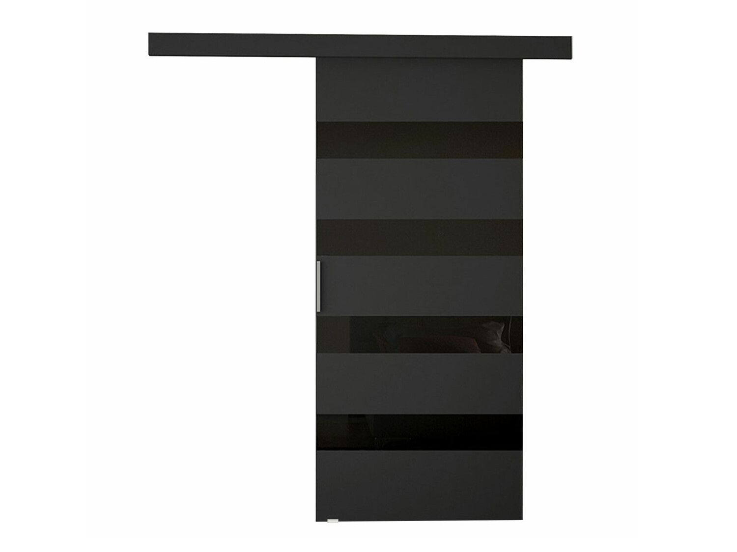 Плъзгаща се врата Closico Fundus V (Черен)