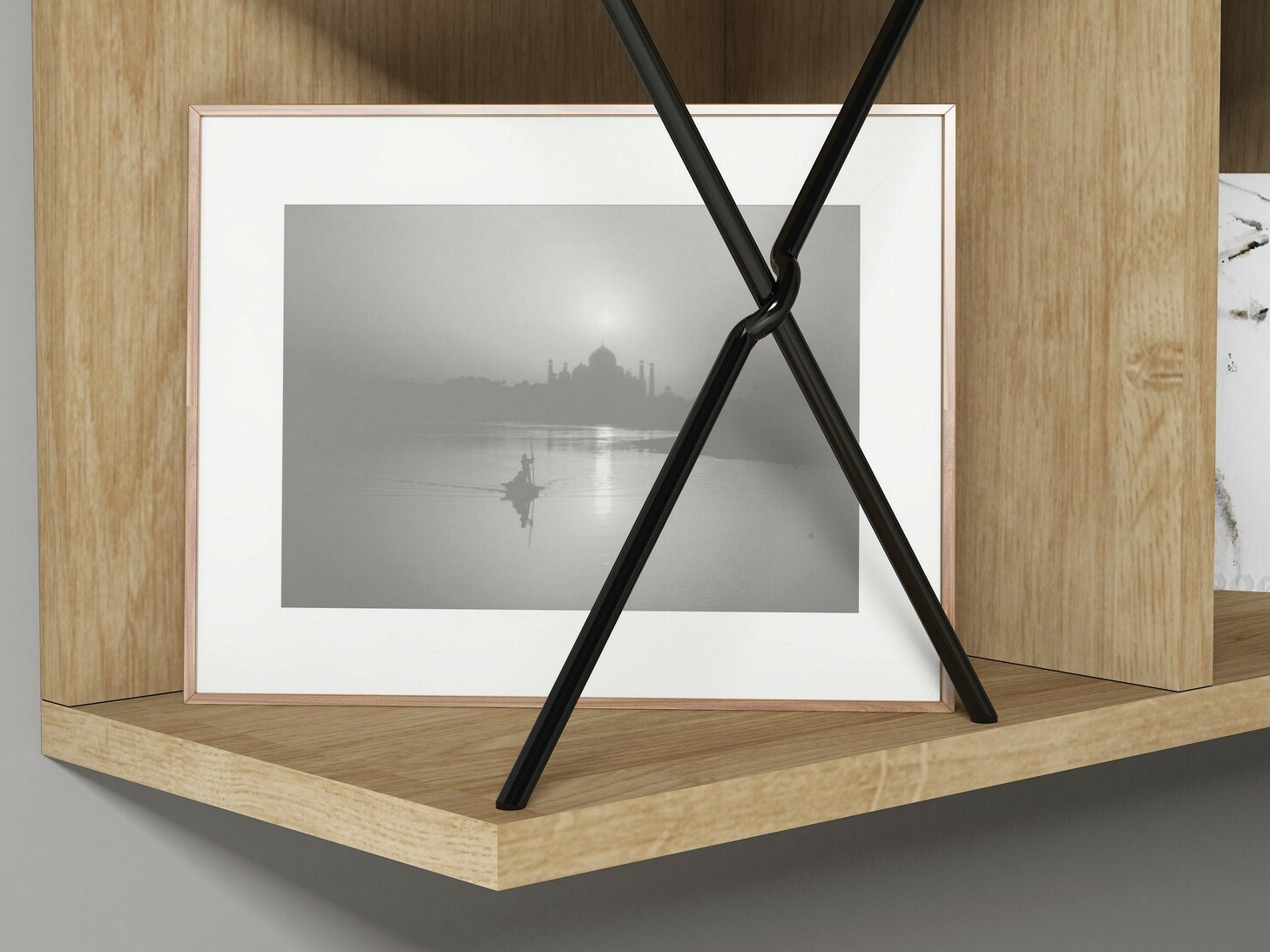 Стенна етажерка Kailua 137 (Дъб)