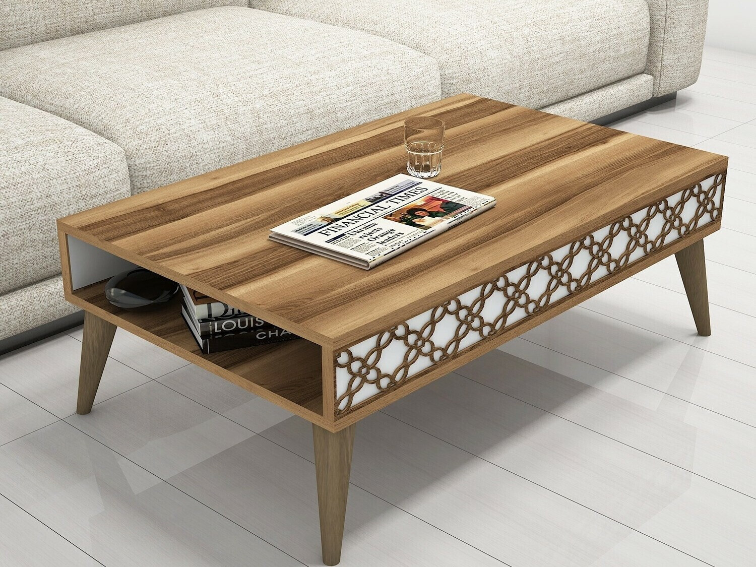 Масичка за кафе Kailua 159 (Opex + Бял)