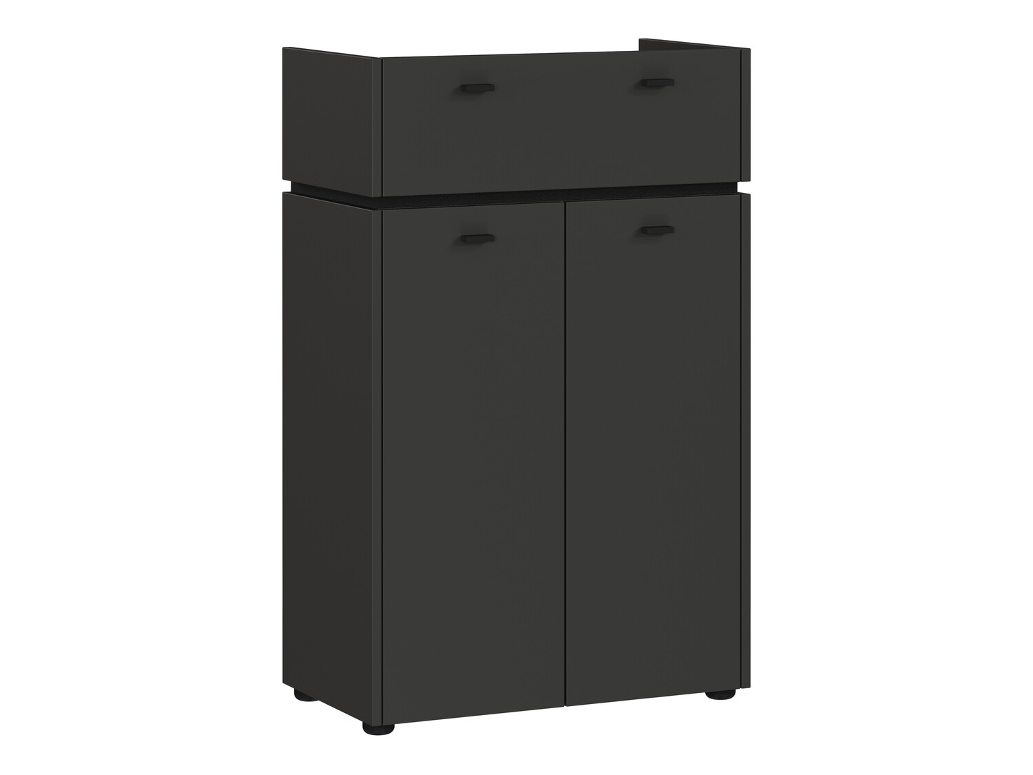 Стоящ шкаф за баня Larsalu 101 (Графит)