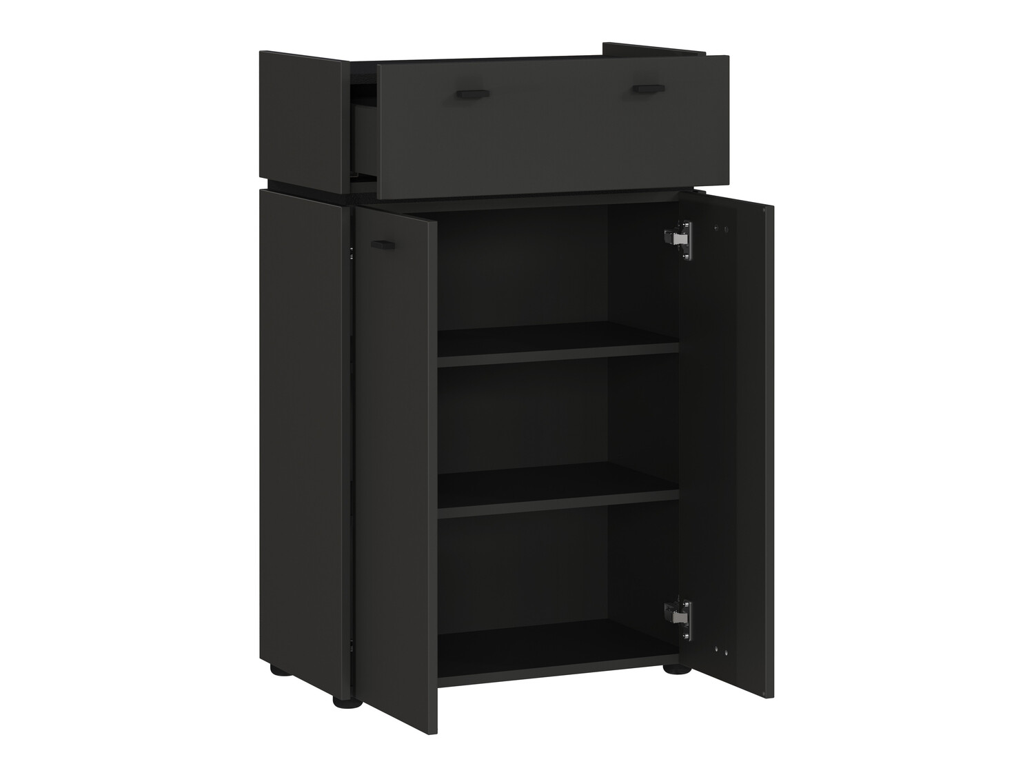 Стоящ шкаф за баня Larsalu 101 (Графит)