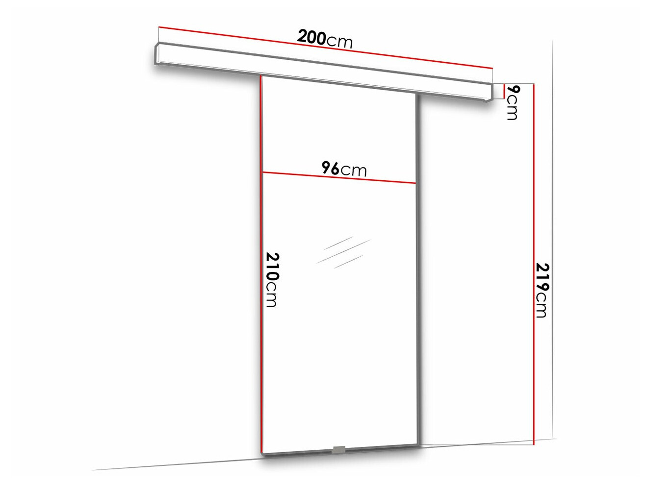 Плъзгаща се врата Dover 187