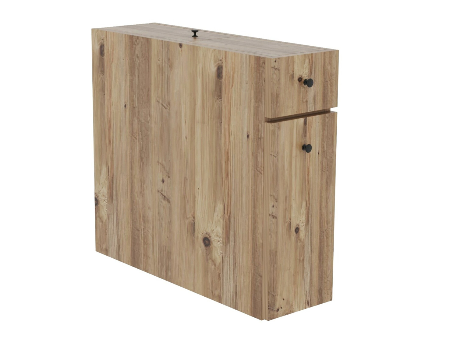 Стоящ шкаф за баня Kailua 183 (Дъб)