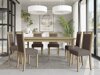 Маса и столове за трапезария Victorville 308 (Сонома дъб)
