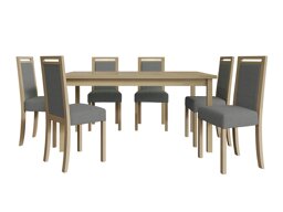 Маса и столове за трапезария Victorville 308 (Сонома дъб)