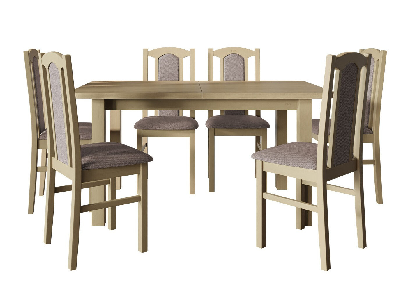 Маса и столове за трапезария Victorville 312 (Сонома дъб)