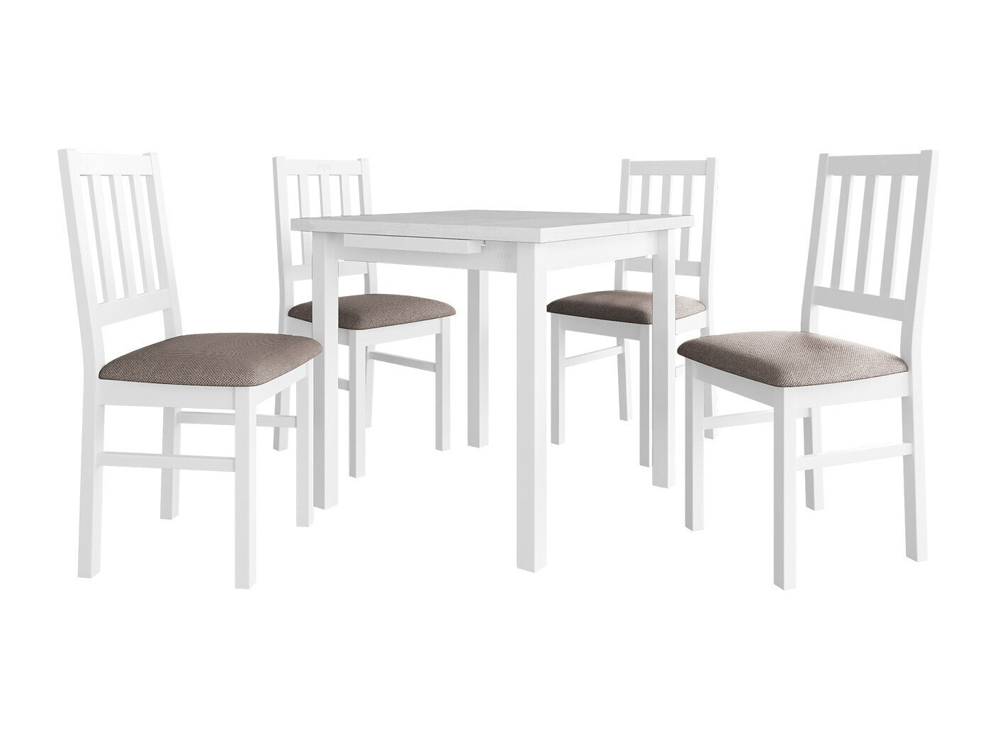 Маса и столове за трапезария Victorville 314 (Бял)