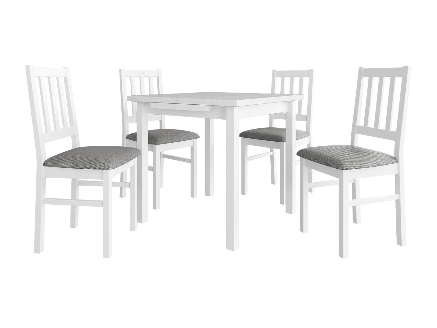 Маса и столове за трапезария Victorville 314 (Бял)