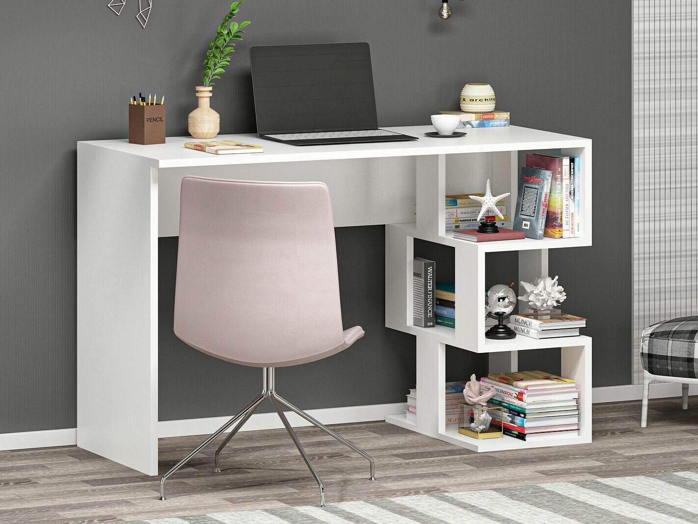 Офис бюро Kailua 287 (Бял)