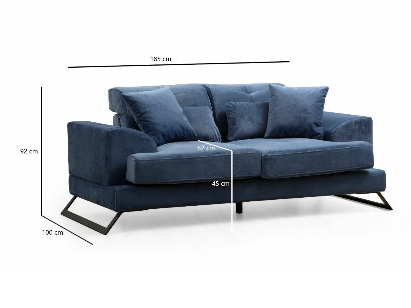 Диван Altadena 205 (Син)