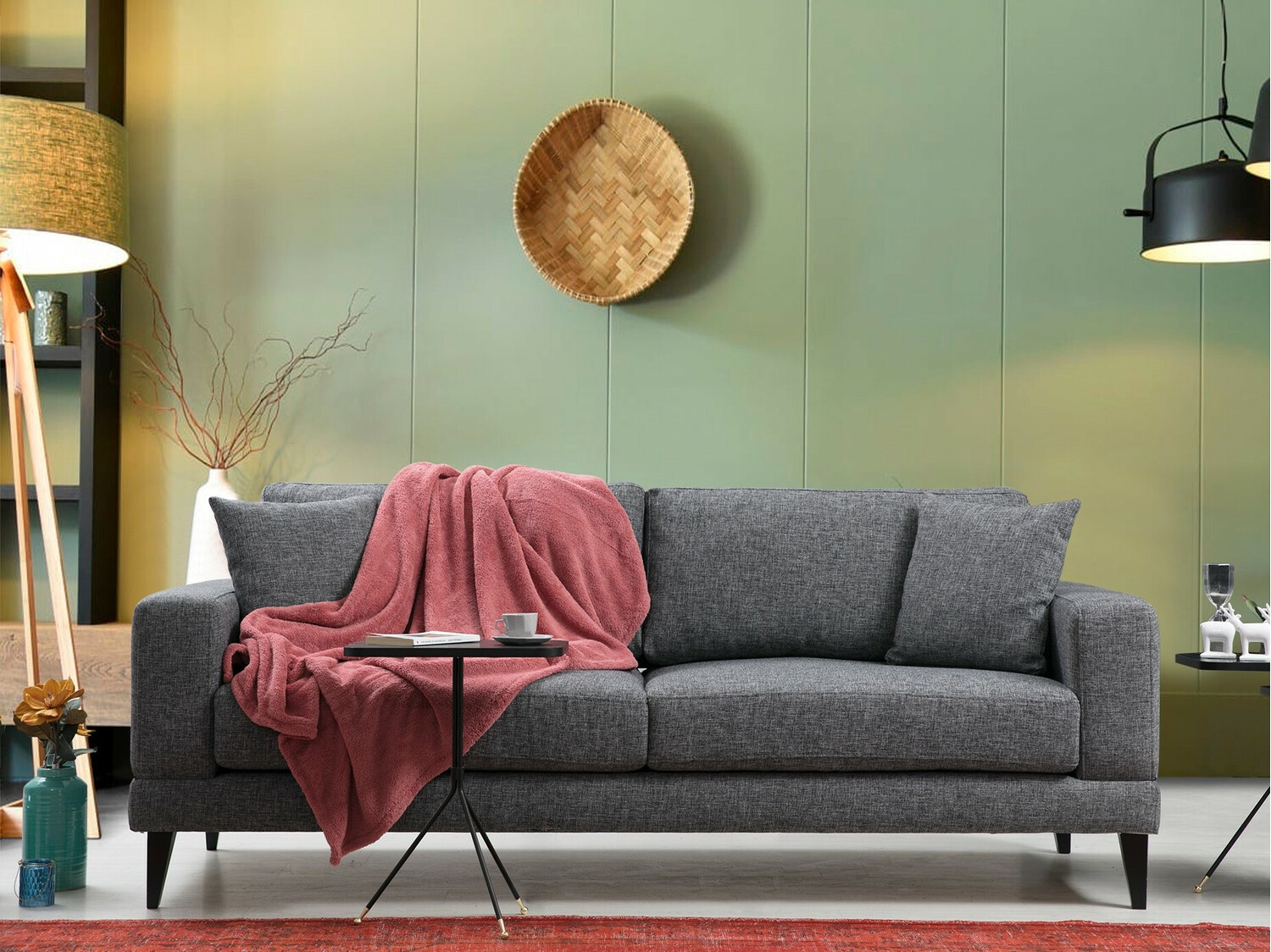 Диван Altadena 208 (Тъмно сив)