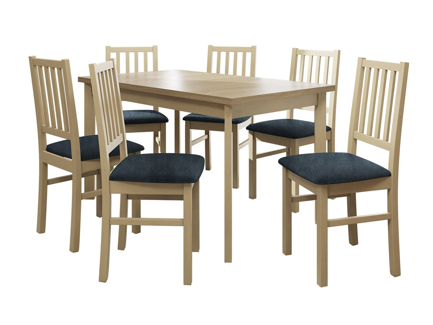 Маса и столове за трапезария Victorville 320 (Сонома дъб)