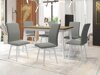 Маса и столове за трапезария Victorville 325 (Бял)