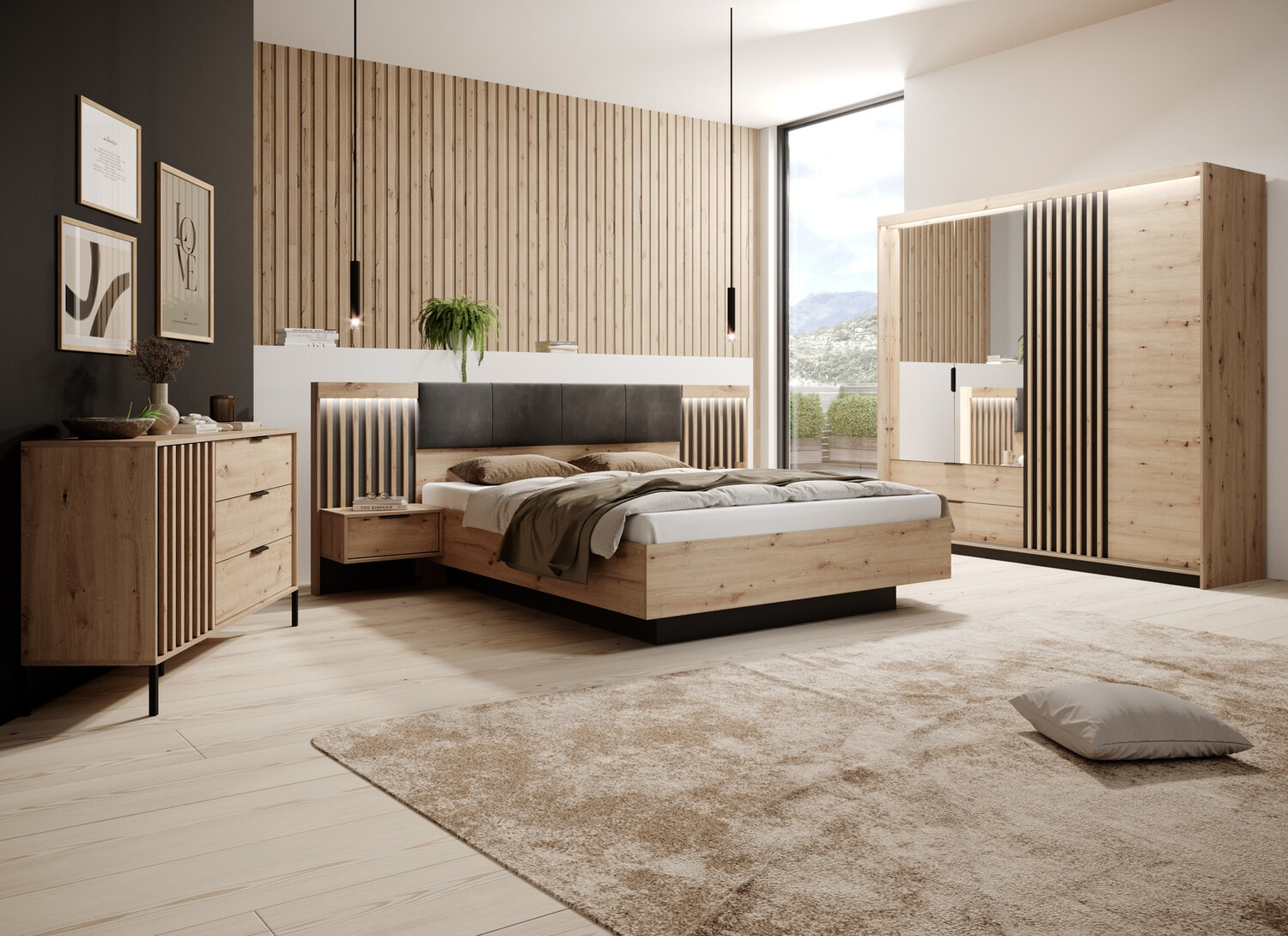 Комплект нощни шкафчета Lusone 105